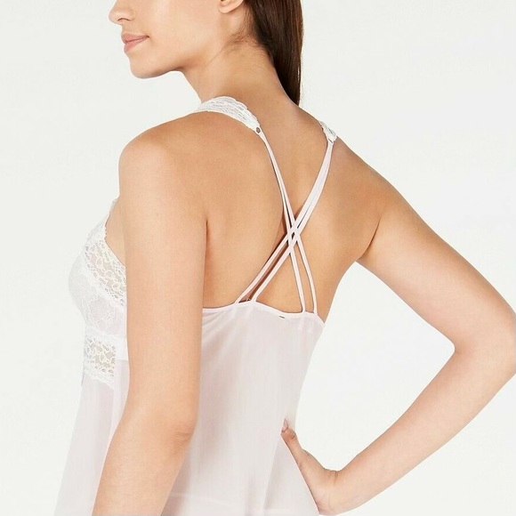 💜 Linea Donatella, Lavender Sherelle Babydoll Thong & Midnight Wrap Robe Set - Picture 12 of 16